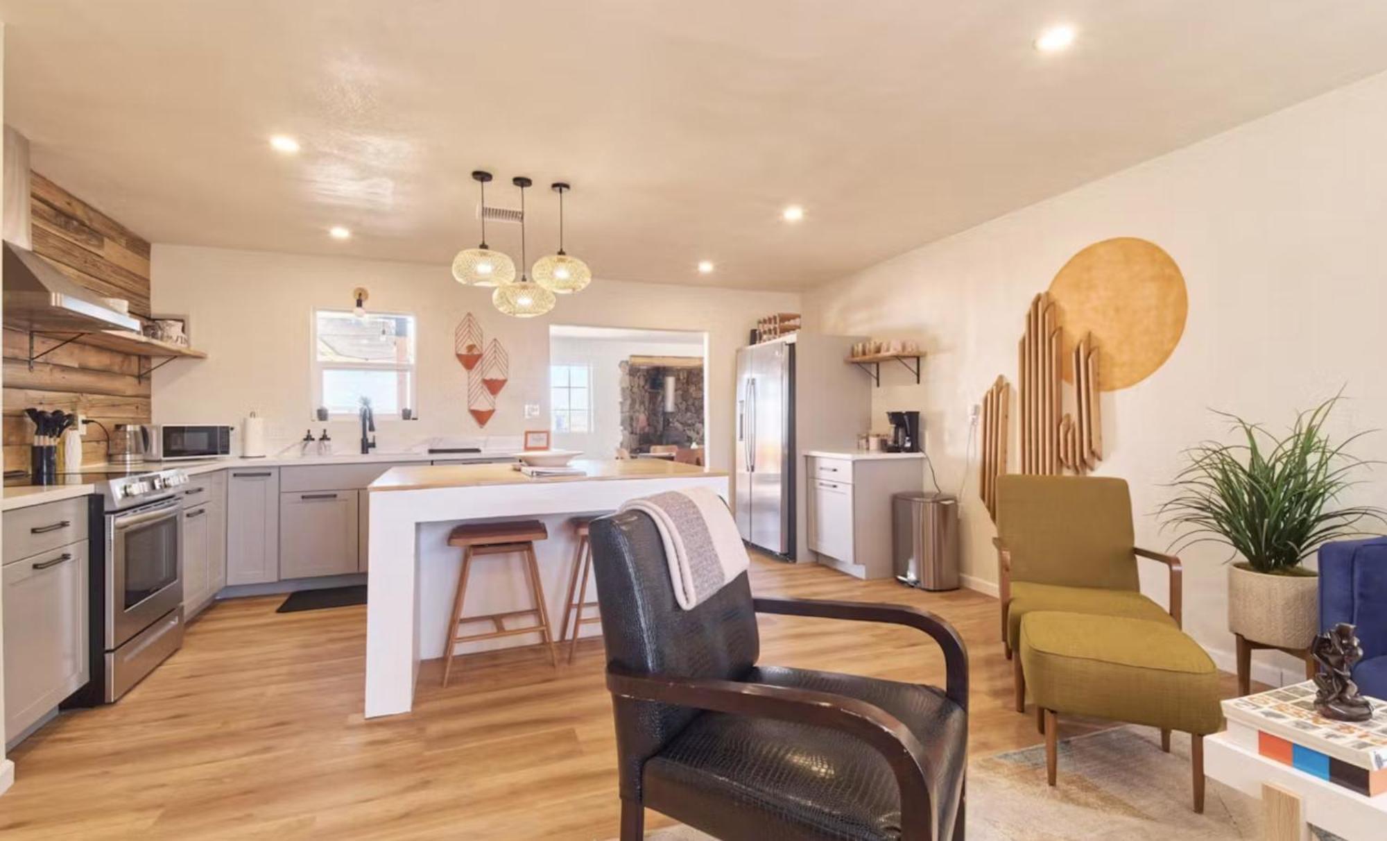 Twin Palms Desert Getaway - Jacuzzi, Fire Pit, Meditation Room & More Joshua Tree Luaran gambar