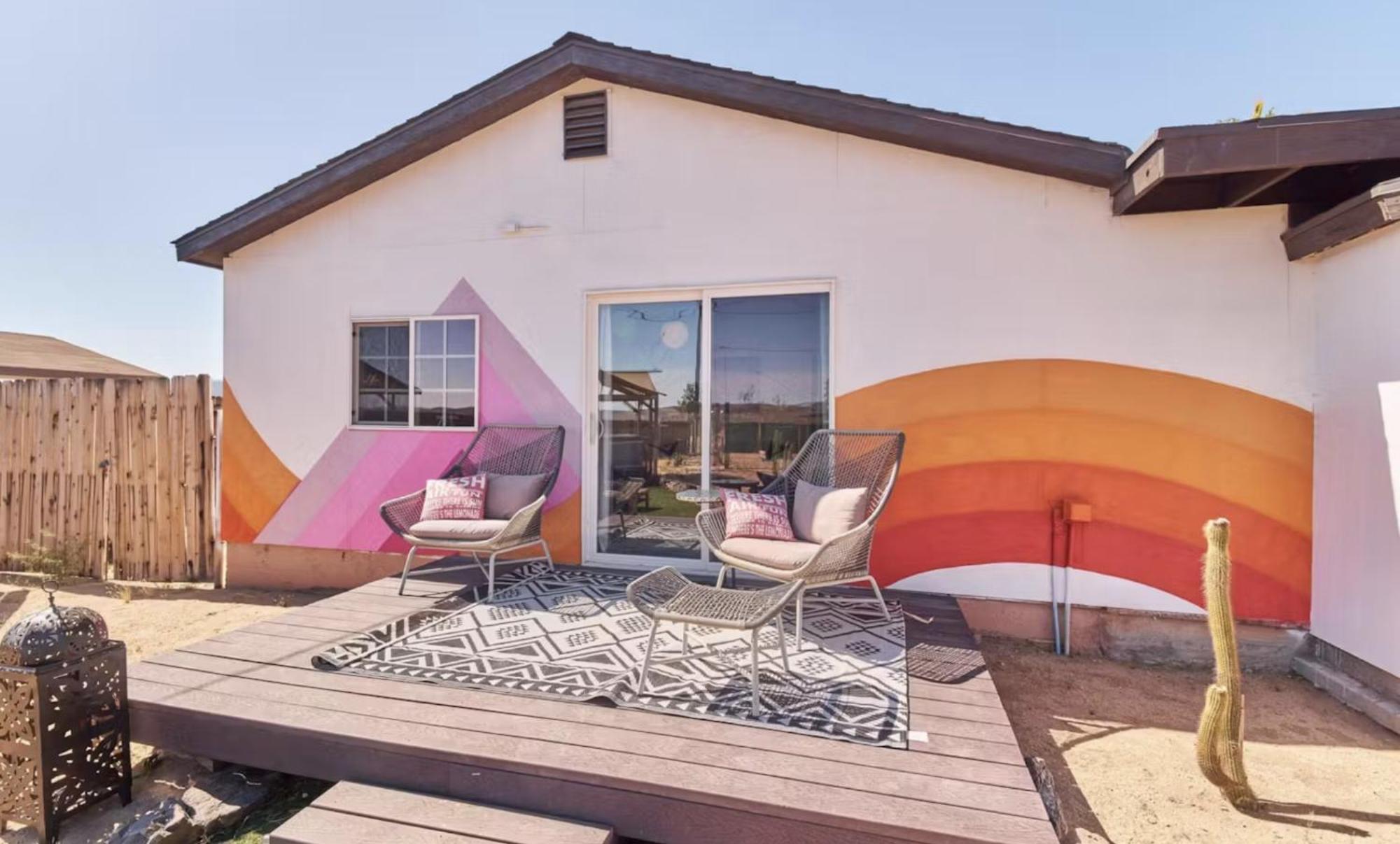 Twin Palms Desert Getaway - Jacuzzi, Fire Pit, Meditation Room & More Joshua Tree Luaran gambar