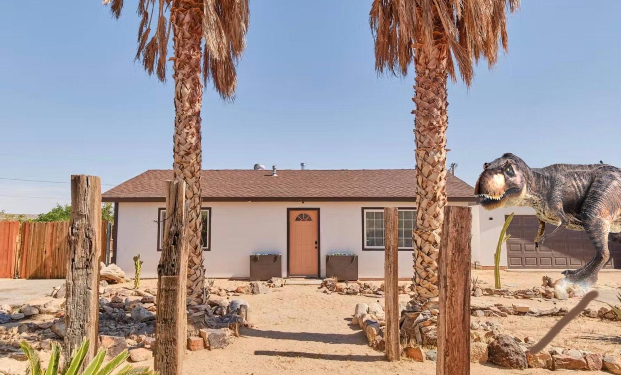 Twin Palms Desert Getaway - Jacuzzi, Fire Pit, Meditation Room & More Joshua Tree Luaran gambar
